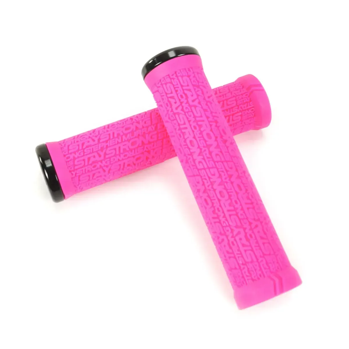 Odi Stay Strong X React. V2.1 Lock Grips Pink/Black Clamps
